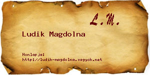 Ludik Magdolna névjegykártya
